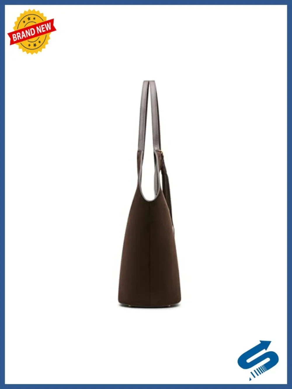 Faux Suede Hobo Handbag with Snap Closure